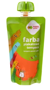 Farba plakatowa tempera 100 ml pomarańczowy Happy Color Farba plakatowa tempera 100 ml pomarańczowy Happy Color