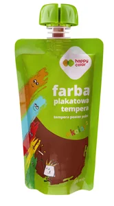 Farba plakatowa tempera 100 ml brązowy Happy Color Farba plakatowa tempera 100 ml brązowy Happy Color