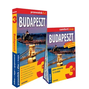 Budapeszt 3w1 przewodnik + atlas + mapa