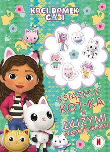 Koci Domek Gabi Książecz-kot-ka z dużymi naklejkami