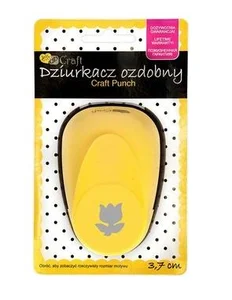 Dziurkacz ozdobny 3,7cm tulipan Dziurkacz ozdobny 3,7cm tulipan