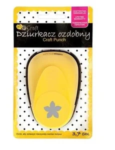 Dziurkacz ozdobny 3,7cm płatek Dziurkacz ozdobny 3,7cm płatek