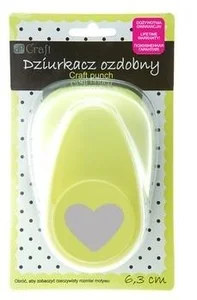 Dziurkacz ozdobny 6,3cm serce Dziurkacz ozdobny 6,3cm serce