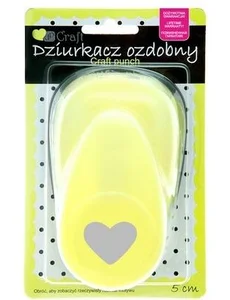 Dziurkacz ozdobny 5cm serce 2 Dziurkacz ozdobny 5cm serce 2