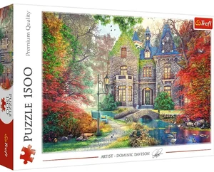 Puzzle Jesienny dworek 1500