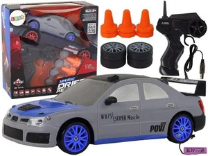 Autko sportowe R/C 1:24 wymienne koła szare Autko sportowe R/C 1:24 wymienne koła szare