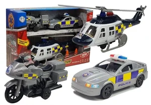 Zestaw pojazdów Policja światło/dźwięk Zestaw pojazdów Policja światło/dźwięk