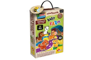 Montessori Baby Wood Dziecięca farma