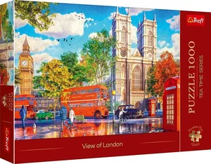 Puzzle Premium Plus Quality Tea Time: Widok na Londyn 1000