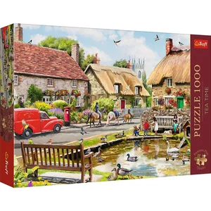 Puzzle Premium Plus Quality Tea Time: Lato w miasteczku 1000 Puzzle Premium Plus Quality Tea Time: Lato w miasteczku 1000