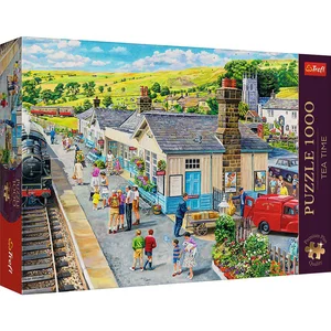 Puzzle Premium Plus Quality Tea Time: Dworzec kolejowy 1000