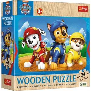 Puzzle Drewniane 24 Urocza Psia Ekipa
