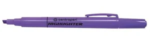 Cienki zakreślacz Highlighter fioletowy Cienki zakreślacz Highlighter fioletowy