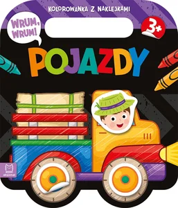 Wrum, wrum! Pojazdy. Kolorowanka z naklejkami Wrum, wrum! Pojazdy. Kolorowanka z naklejkami
