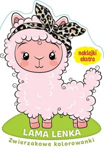 Zwierzakowe kolorowanki. Lama Lenka Zwierzakowe kolorowanki. Lama Lenka