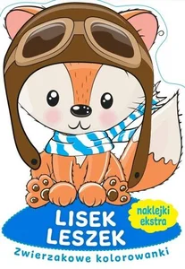Zwierzakowe kolorowanki. Lisek Leszek Zwierzakowe kolorowanki. Lisek Leszek