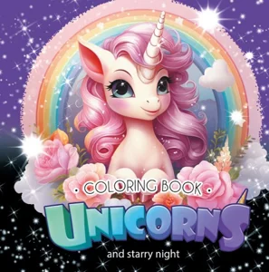 Kolorowanka usztywniana Unicorns Jednorożce Kolorowanka usztywniana Unicorns Jednorożce