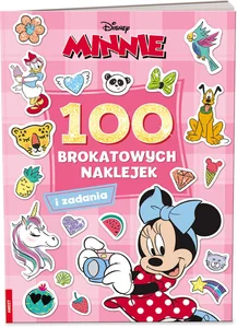 Minnie 100 brokatowych naklejek