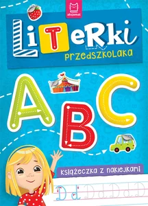 Literki przedszkolaka Książeczka z naklejkami