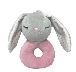 Grzechotka króliczek szary 18cm Grzechotka króliczek szary 18cm