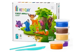 Hey Clay Zestaw Zwierzęta leśne 15 elementów