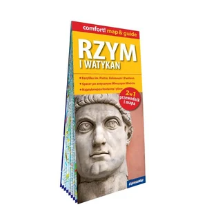 Rzym i Watykan laminowany map&guide 2w1 przewodnik i mapa