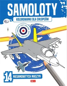 Kolorowanki dla chłopców Samoloty