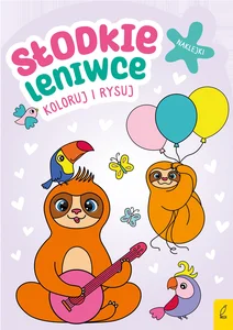 Koloruj i rysuj Słodkie leniwce