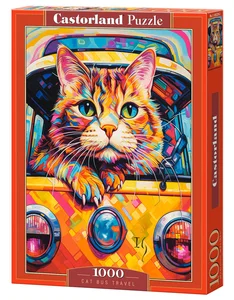Puzzle 1000 Cat Bus Travel Puzzle 1000 Cat Bus Travel
