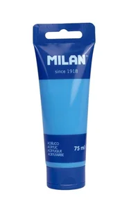 Farba akrylowa w tubce 75ml błękit karaibski MILAN Farba akrylowa w tubce 75ml błękit karaibski MILAN