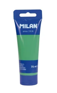 Farba akrylowa w tubce 75ml trawiasta zieleń MILAN Farba akrylowa w tubce 75ml trawiasta zieleń MILAN