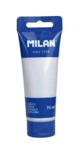 Farba akrylowa w tubce 75ml srebrna MILAN Farba akrylowa w tubce 75ml srebrna MILAN