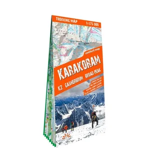 Karakorum (Karakoram) laminowana mapa trekkingowa 1:175 000 Karakorum (Karakoram) laminowana mapa trekkingowa 1:175 000