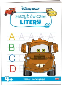 Disney Uczy Zeszyt ćwiczeń Litery Piszę i rozwiązuję
