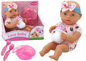 Lalka Bobas do karmienia z ubrankiem w flamingi Lalka Bobas do karmienia z ubrankiem w flamingi