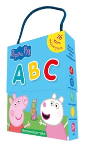 Świnka Peppa ABC Karty edukacyjne w pudełku z rączką Świnka Peppa ABC Karty edukacyjne w pudełku z rączką