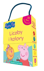 Świnka Peppa Liczby i kolory Karty edukacyjne w pudełku z rączką Świnka Peppa Liczby i kolory Karty edukacyjne w pudełku z rączką