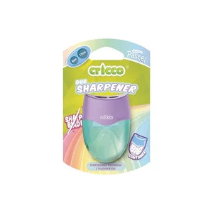 Temperówka podwójna owalna pastel CRICCO Temperówka podwójna owalna pastel CRICCO