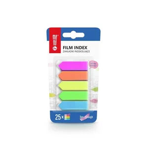 Zakładki indeksujące 12x45mm 5x25szt MemoBe Zakładki indeksujące 12x45mm 5x25szt MemoBe