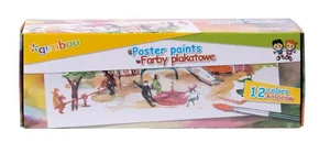 Farby plakatowe 20ml 12 kolorów Farby plakatowe 20ml 12 kolorów