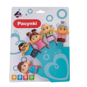 Pacynki na palce rodzinka