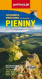 Mapa tur. - Pieniny, Szczawnica, Krościenko w.2023 Mapa tur. - Pieniny, Szczawnica, Krościenko w.2023