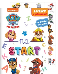 Psi Patrol Na start 5 Litery z pieskami