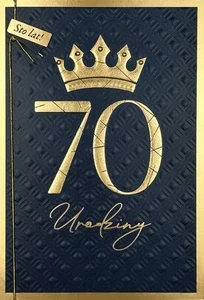 Karnet B6 Urodziny 70 Karnet B6 Urodziny 70