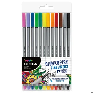 Cienkopisy Kidea 12 kolorów Cienkopisy Kidea 12 kolorów