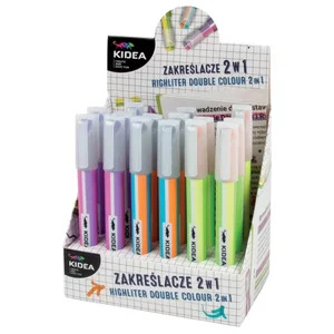 Zakreślacz 2w1 (mix kolorów) 1 szt Zakreślacz 2w1 (mix kolorów) 1 szt
