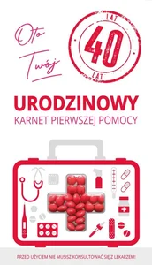 Karnet urodziny 40
