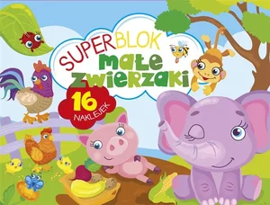 Superblok Małe zwierzaki z naklejkami Superblok Małe zwierzaki z naklejkami