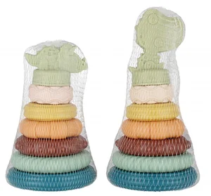 Piramidka edukacyjna pastelowa BamBam 1 szt. mix Piramidka edukacyjna pastelowa BamBam 1 szt. mix
