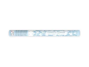 Tuba z motylkami biały 60cm